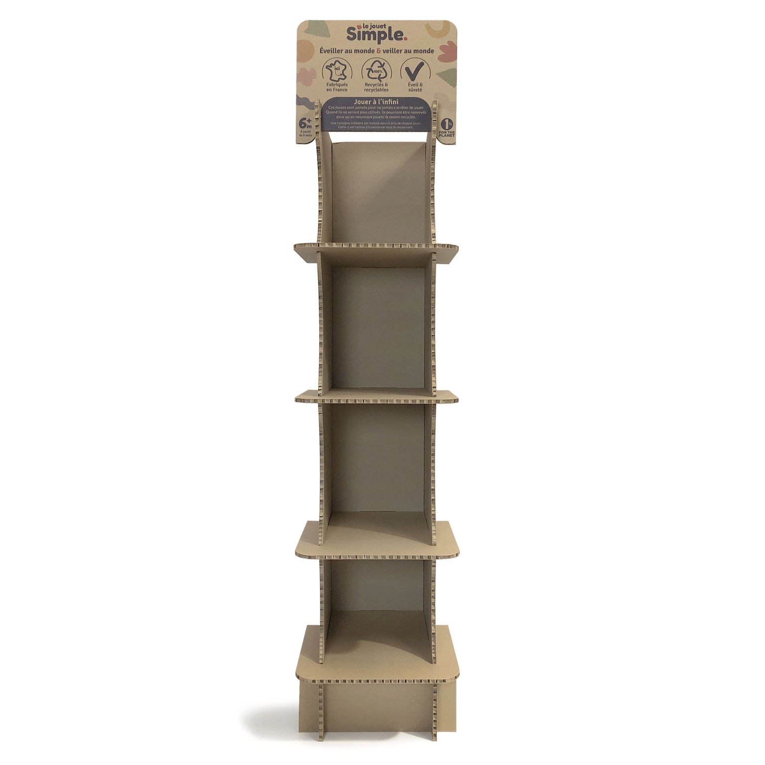 Présentoir festif en carton - My Nature Box, PLV et stand en carton