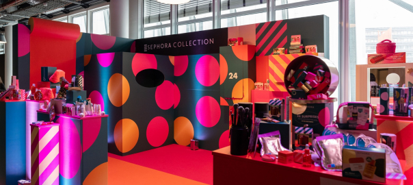 stand technique sur-mesure en un temps record pour une grande marque de cosmétique