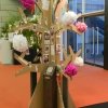 Stand avec petit mobilier en carton