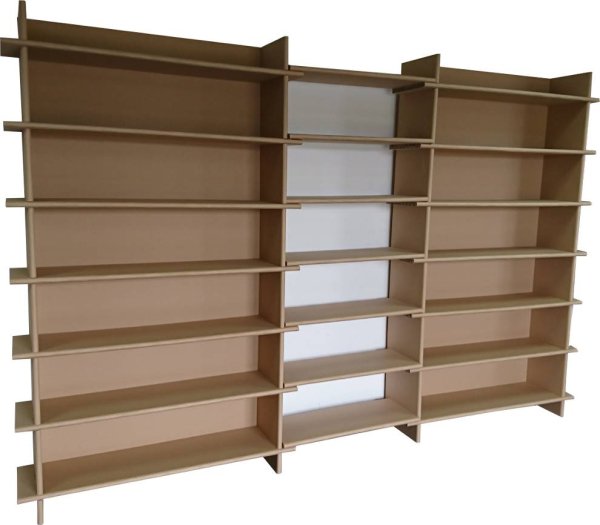 Étagère double avec rallonges