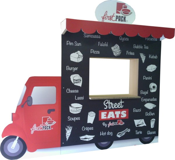 Foodtruck Cloison en carton