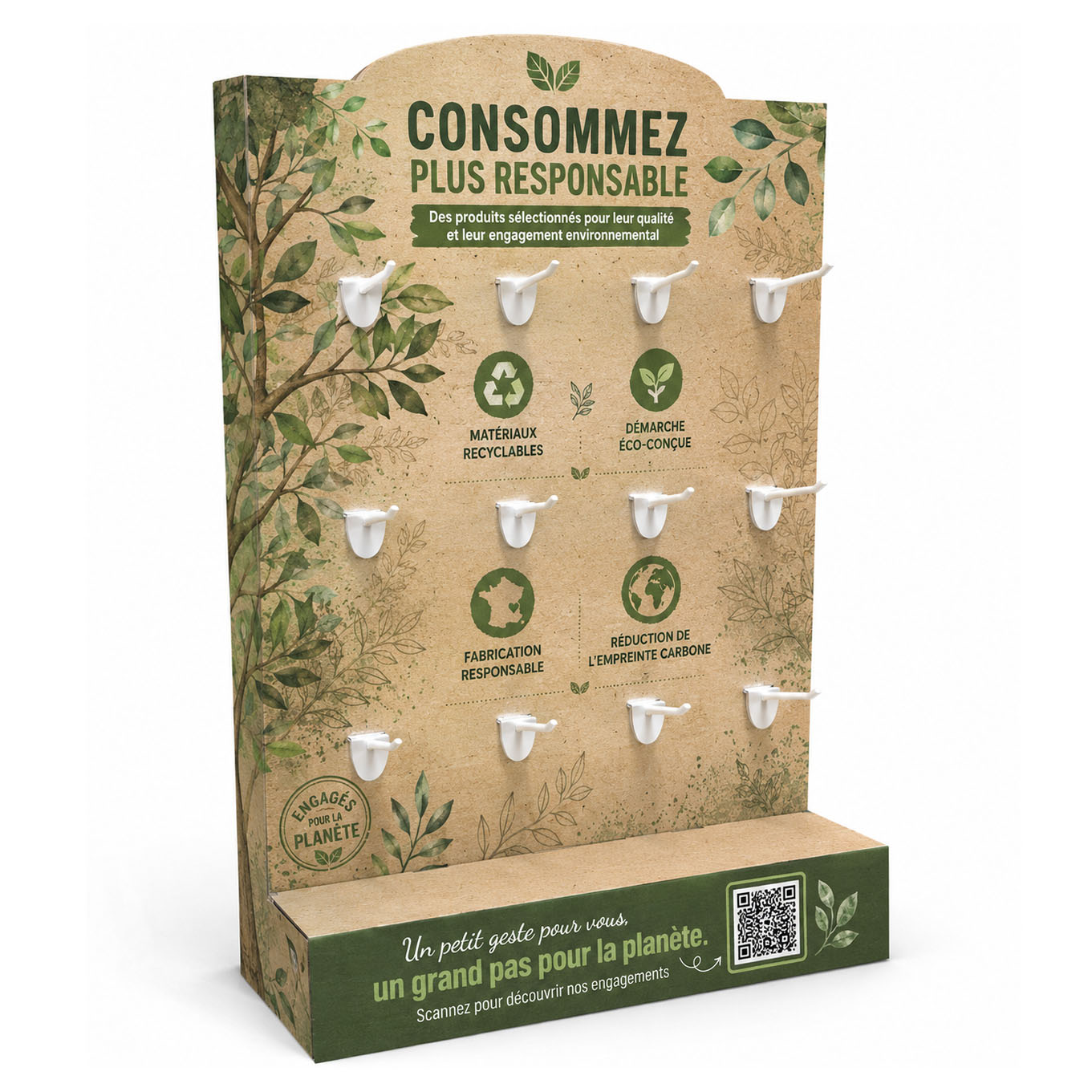 PLV en carton sur mesure