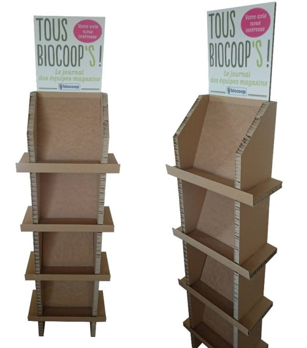 Présentoir en carton 1 Présentoir en carton