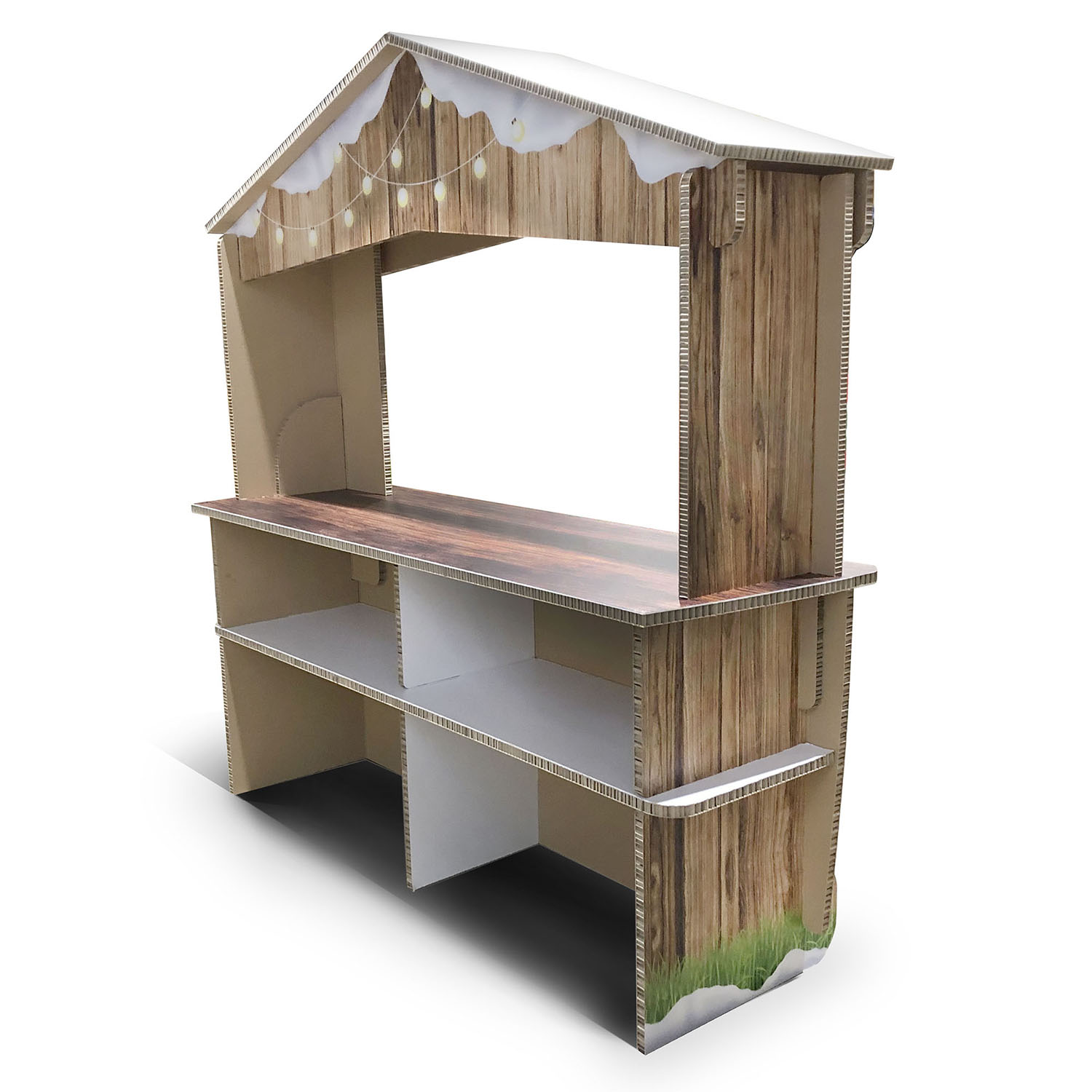 Chalet en carton personnalisable