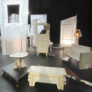 Décors de théatre en carton