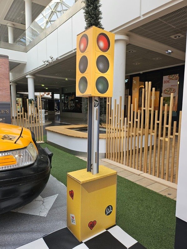 feu tricolore en carton