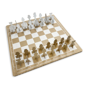 Jeux d'échecs en carton personnalisable