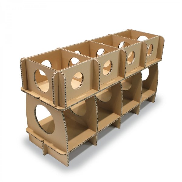 Meuble pour disque vinyle 4 cases