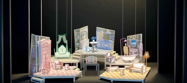 décor de théâtre en carton