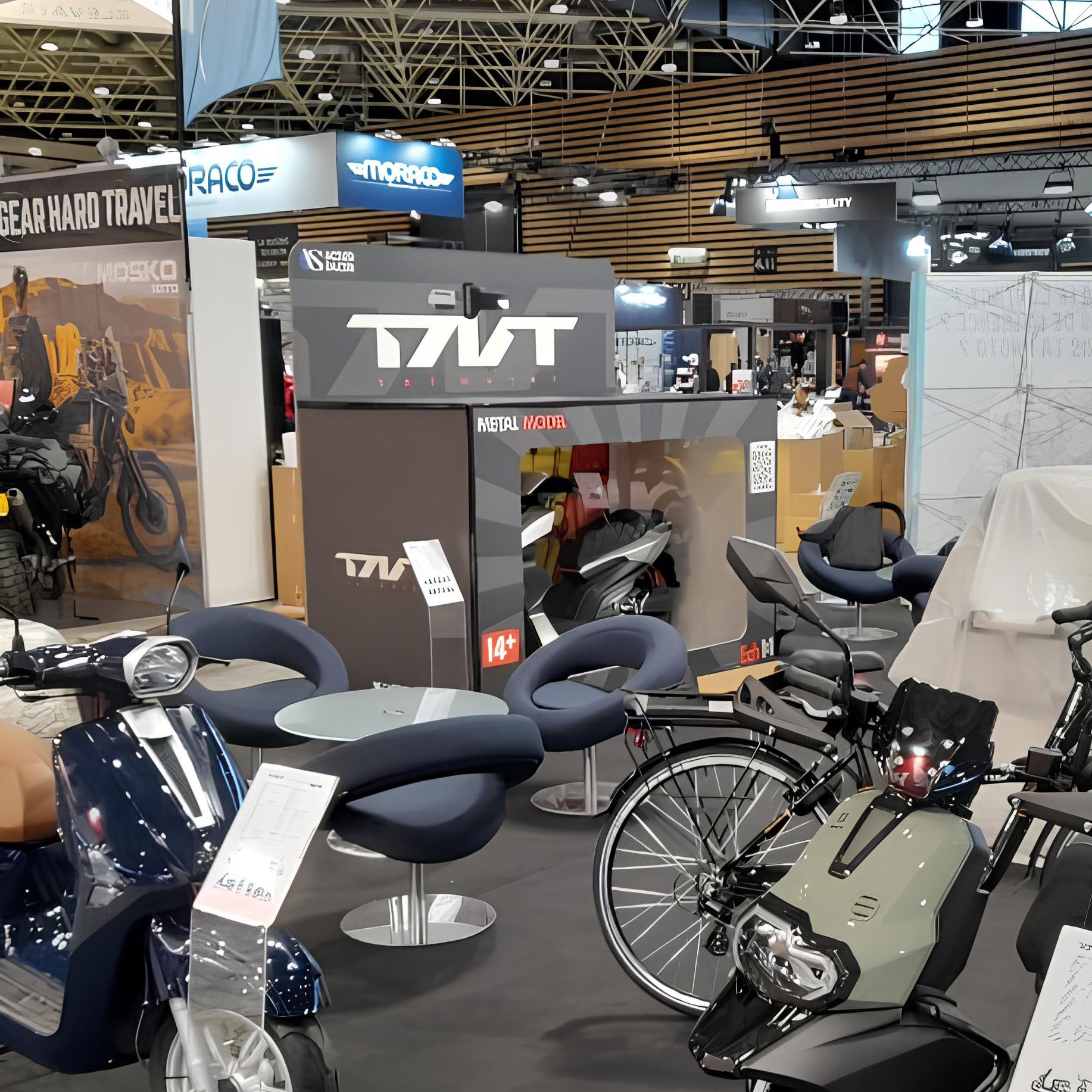 Packaging géant moto