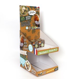 PLV de comptoir en carton