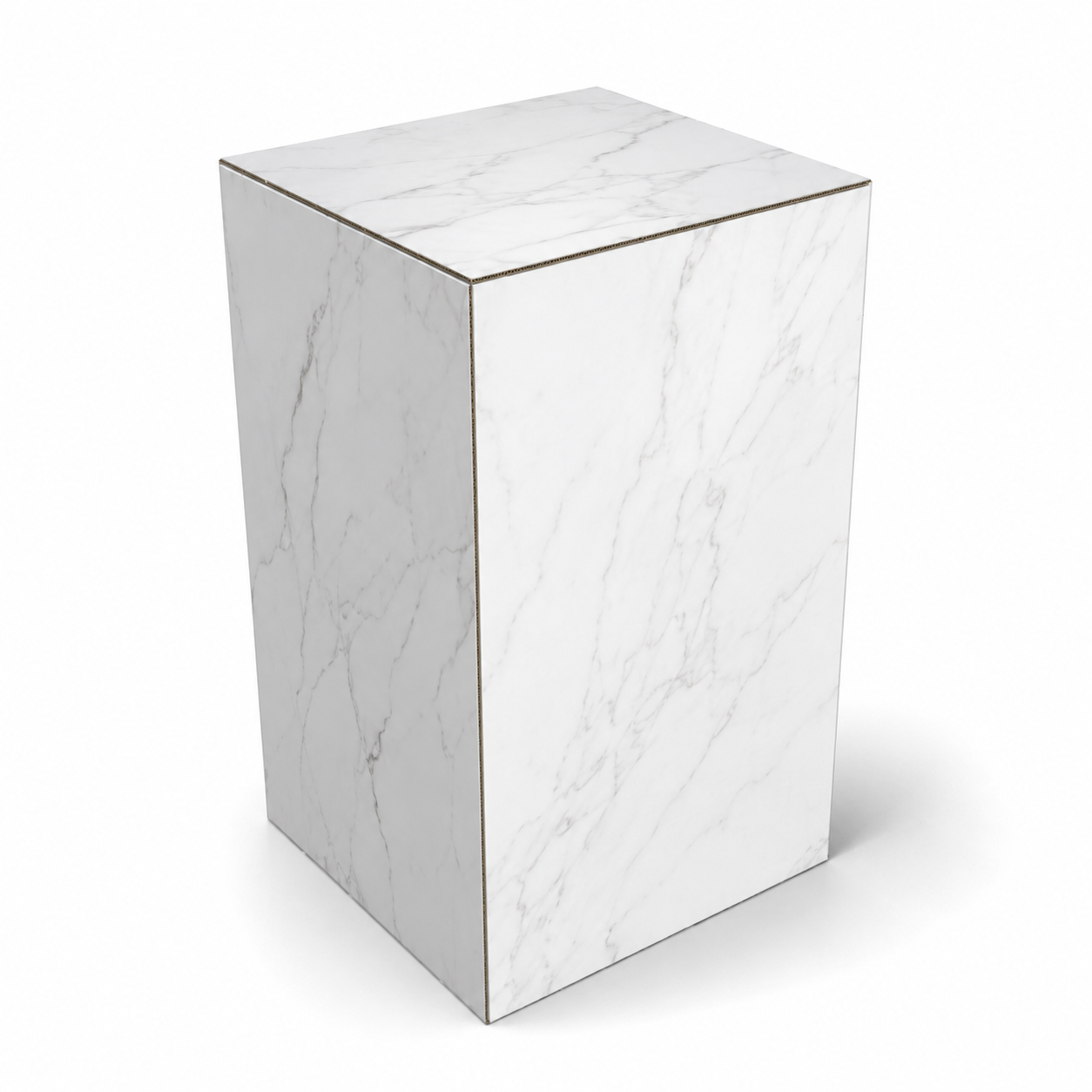 podium marbre blanc 40x40x90 podium marbre blanc 40x40x90