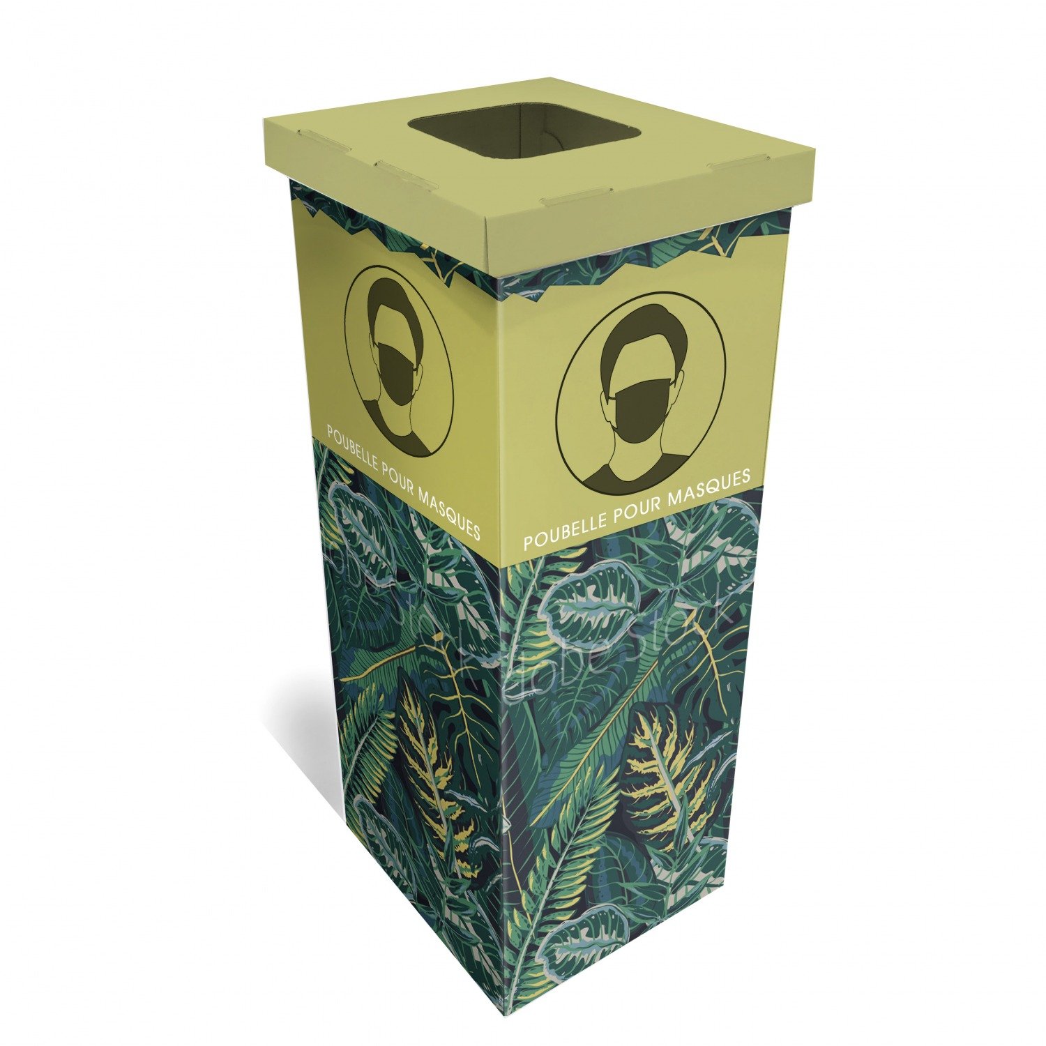Poubelle carton 50 L  My Nature Box Carton recyclé personnalisable