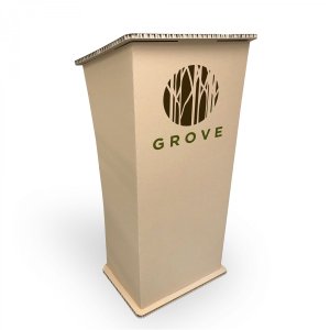 Pupitre de conférence en carton