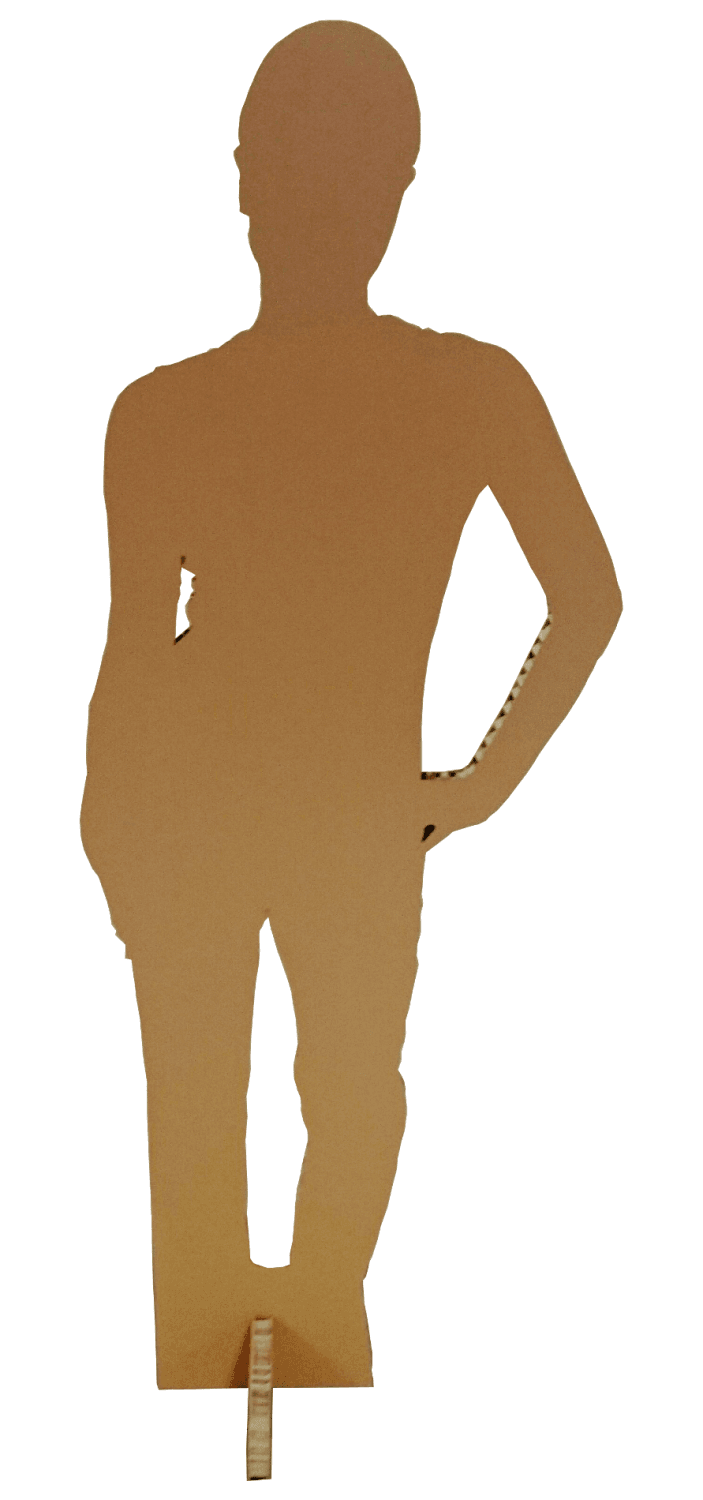 Silhouette grandeur nature Personnage en carton