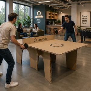 table de ping-pong en carton