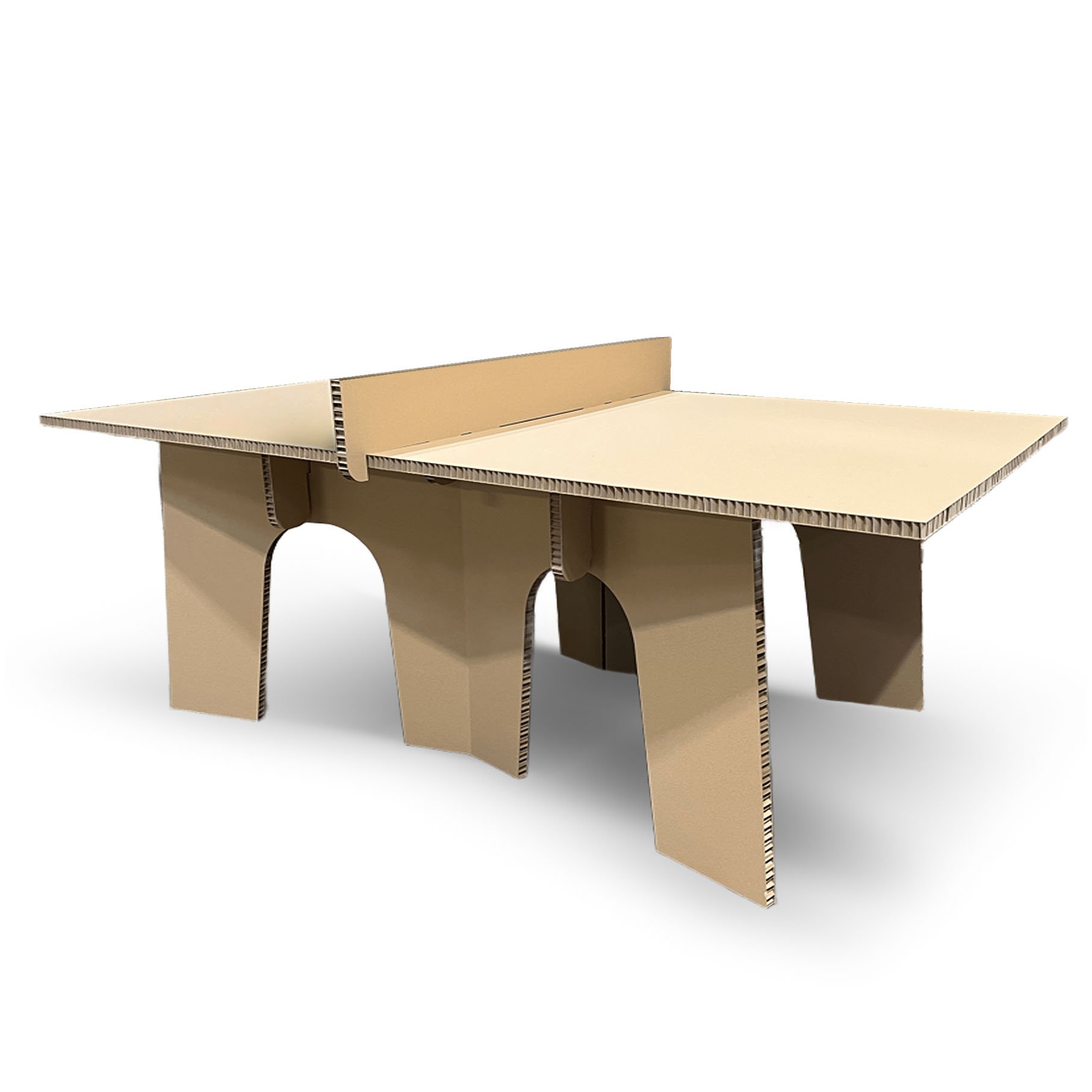 Table de ping-pong en carton personnalisée